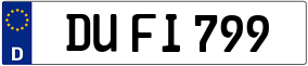 Truck License Plate